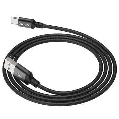 Кабель Hoco X14 (USB - Type C) 100см (черный) — 4