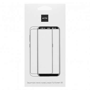 Защитное стекло Activ 3D для Huawei Honor 20 (черное) — 3