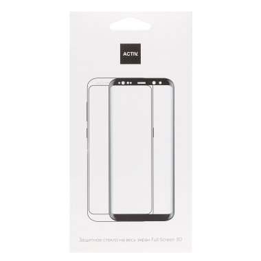 Защитное стекло Activ3D для Apple iPhone 11 (черное) — 3