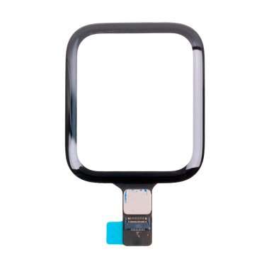 Стекло для Apple Watch 6 44 mm с тачскрином и OCA пленкой (черное) — 2