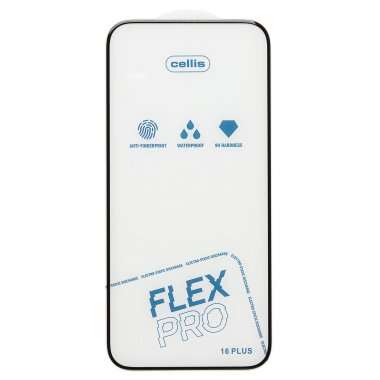 Защитное стекло Cellis для Apple iPhone 16 Plus (черное) — 1