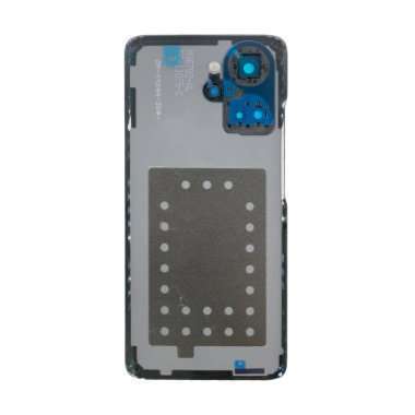 Задняя крышка для Huawei Honor X7a (серебристая) - Премиум